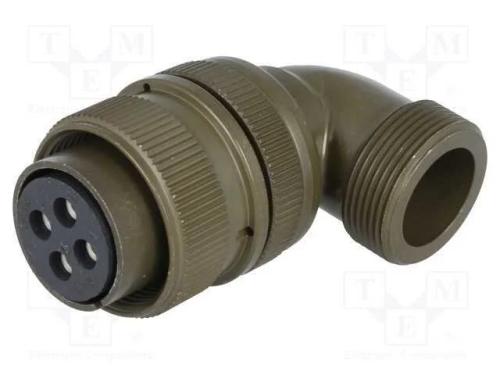Conector: redondos, tamanho 18, MS/DS, liga de al.