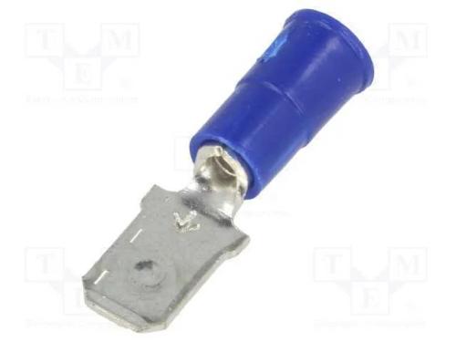 Conetor: plano, 6,4mm, 0,8mm, fêmea, cerrar, com .