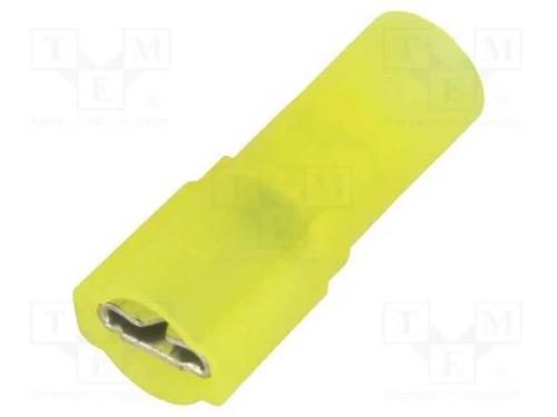 Conetor: plano, 6,4mm, 0,8mm, macho, cerrar, com .