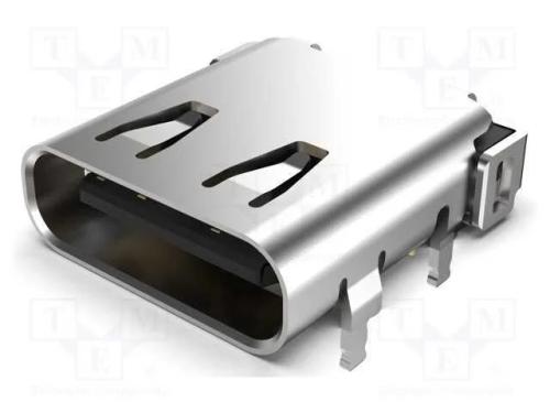 Tomada, Usb C, Hybrid Smt/Tht, Pin: 24, Horizontais, Usb 3.2, 5a