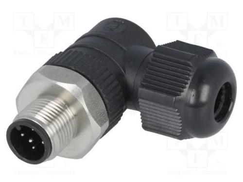 Ficha, M12, Pin: 5, Macho, Código A-Devicenet / Canopen, com Cabo