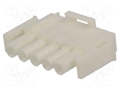 Ficha, Fio-Fio, Macho/F&ecirc;mea, Universal Mate-N-Lok, 6,35mm, Pin: 5