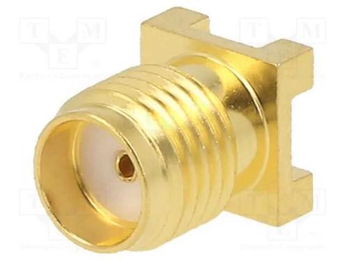 Tomada, SMA, fêmea, verticais, 50O, SMT, para PCB.