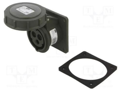 Conector: de alimentação AC 3 fases, tomada, fême.