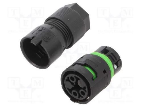 Conector: de alimentação, terminal parafusado, fê.