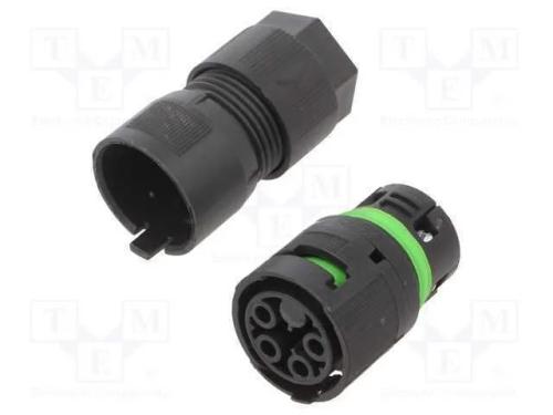 Conector: de alimentação, terminal parafusado, fê.