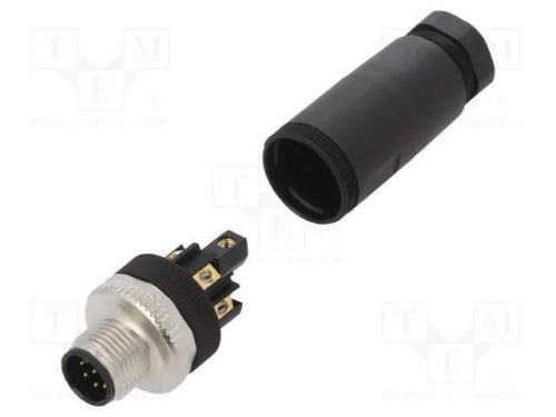 Ficha, M12, Pin: 8, Macho, Código A-Devicenet / Canopen, com Cabo