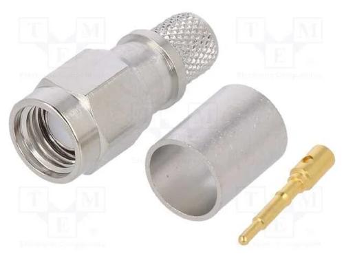 Ficha, SMA, macho, simples, 50O, B7808A,CNT-240,H.