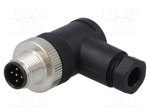 Ficha, M12, Pin: 5, Macho, Código B-Profibus, com Cabo, Ip65,Ip67