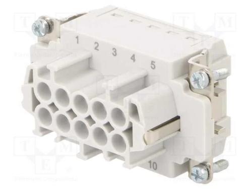 Conector: HDC, inserto de contatos, fêmea, EPIC H.