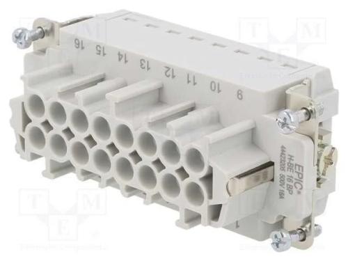 Conector: HDC, inserto de contatos, fêmea, EPIC H.