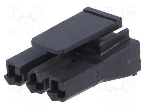 Conector: Fio-Placa, Sabre, Ficha, F&ecirc;mea, Pin: 3, Sem Contactos