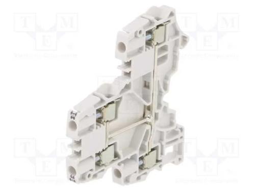 Conector: de carril, SNK, 0,2÷4mm2, faixas: 1, br.