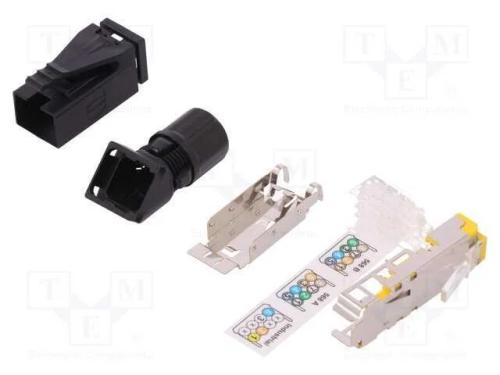 Ficha, RJ45, PIN: 8, Cat: 6, blindadas, Sistema: .