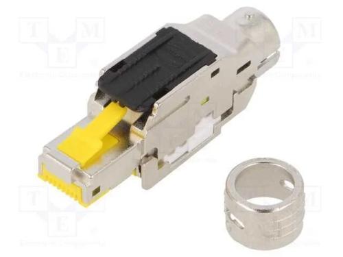 Ficha, RJ45, PIN: 8, Cat: 6a, blindadas, Sistema:.