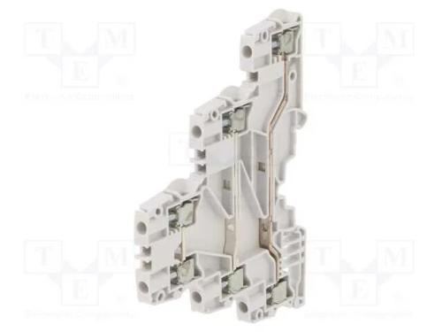 Conector: de carril, SNK, 0,2÷4mm2, faixas: 3, br.