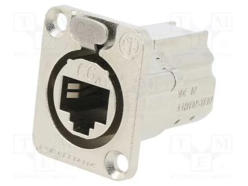 D-Shape Cat6a Painel Connector Shielded Feedthroug