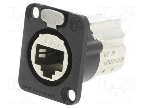D-Shape Cat6a Painel Connector Shielded Feedthroug