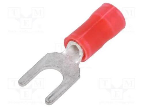 Terminal: terminal forquilha, M4, 0,3÷1,42mm2, ce.