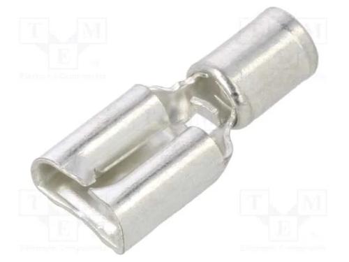 Conetor: plano, 6,3mm, 0,8mm, macho, 1,5÷2,5mm2, .