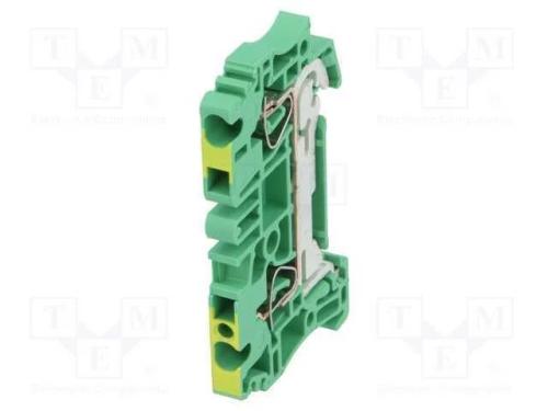 Conector: de carril, 2,5mm2, faixas: 1, braçadeir.