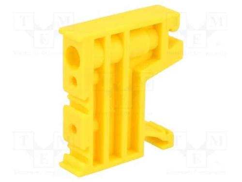 Suporte, amarelo, Larg: 10mm, poliamida, TS35, -2.