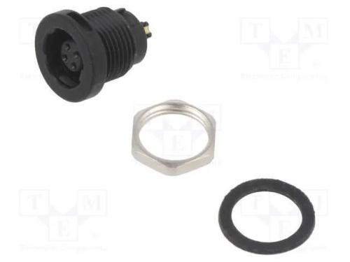 Conector: redondos, 420, 125V, PIN: 4, tomada, fê.