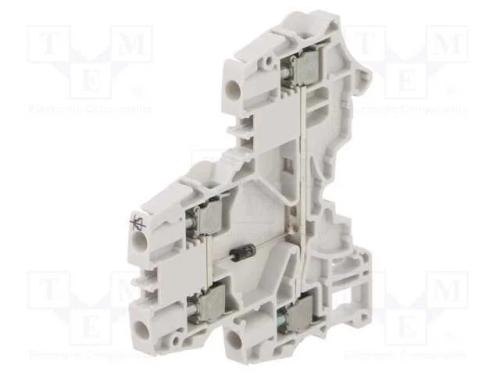 Conector: de carril, SNK, 0,2÷4mm2, faixas: 2, br.