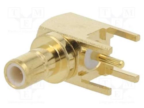 Tomada, SMB, fêmea, angulares 90, THT, para PCB, .