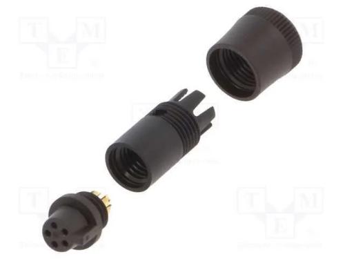 Conector: redondos, 719, 60V, PIN: 5, ficha, fême.