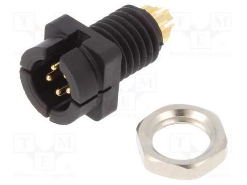 Conector: redondos, 709,719, 60V, PIN: 5, tomada,.