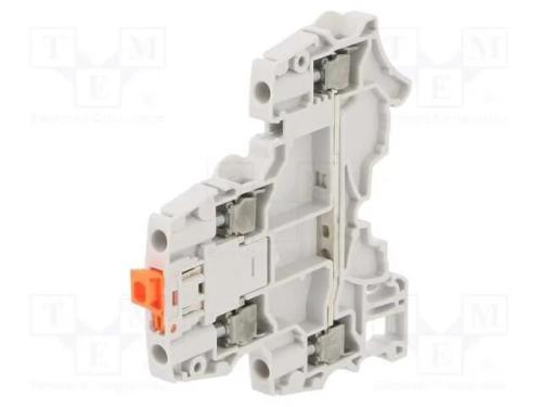 Conector: de carril, SNK, 0,2÷4mm2, faixas: 2, br.