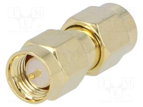 Conector, macho SMA,em ambos os lados, simples, d.