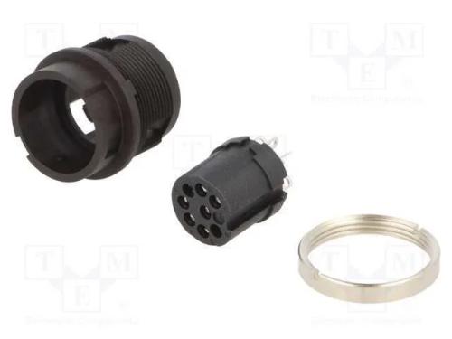 Conector: redondos, 678, 32V, PIN: 8, tomada, fêm.