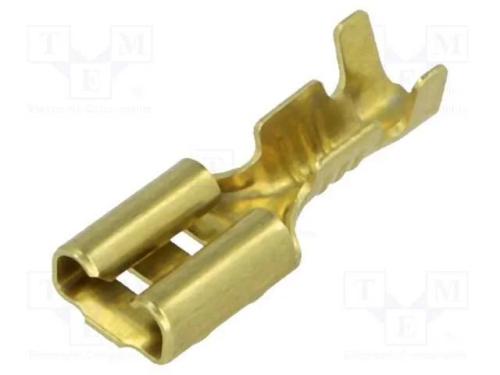 Conetor: plano, 4,8mm, 0,8mm, macho, 0,5÷1,25mm2,.