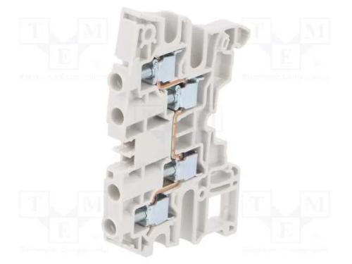 Conector: de carril, SNK, 0,2÷6mm2, faixas: 1, br.