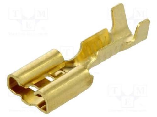 Conetor: plano, 6,3mm, 0,8mm, macho, 0,5÷1mm2, ce.