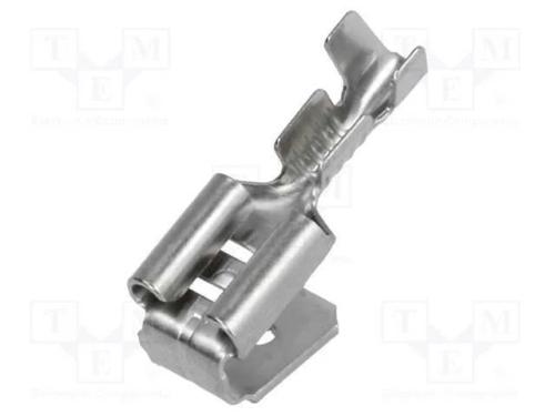 Conetor: plano, 6,3mm, 0,8mm, fêmea/macho, 0,5÷1m.