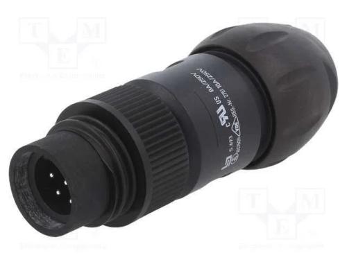 Conector: redondos, 692,693,RD24, 250V, PIN: 7, f.