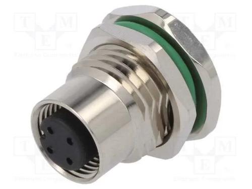 Tomada, M12, Pin: 4, Fêmea, Código A-Devicenet / Canopen, Tht, 250v