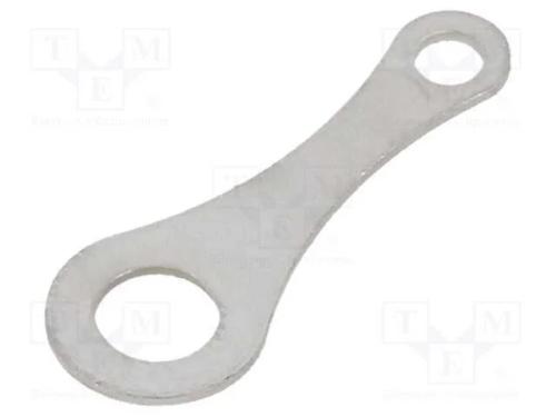 Terminal: Eletromagnético de Potência, 0,5mm, M4, : 4,32mm, Solda