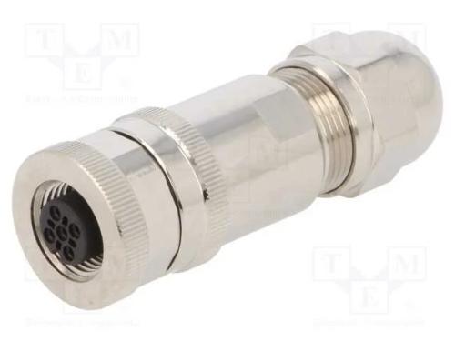 Ficha, M12, Pin: 4, Fêmea, Código A-Devicenet / Canopen, com Cabo