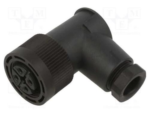 Conector: M18, ficha, fêmea, 250V, 5A, IP67, PIN:.