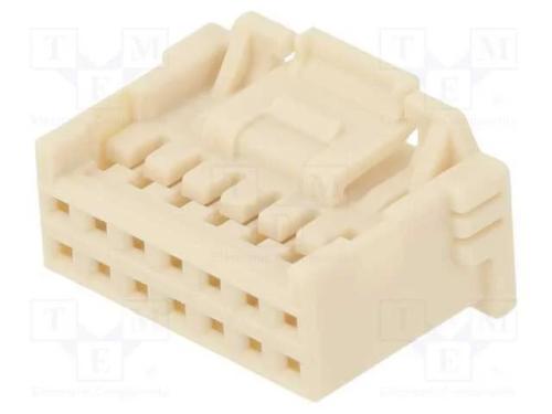 2.0 W/B Dual Grid Rcpt Hsg 14Ckt Beige
