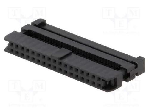 Ficha, Idc, Fêmea, Pin: 34, com Aperto de Cabo, Idc, para Fita, 1mm