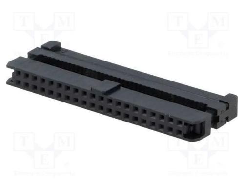 Ficha, Idc, Fêmea, Pin: 40, com Aperto de Cabo, Idc, para Fita, 1mm