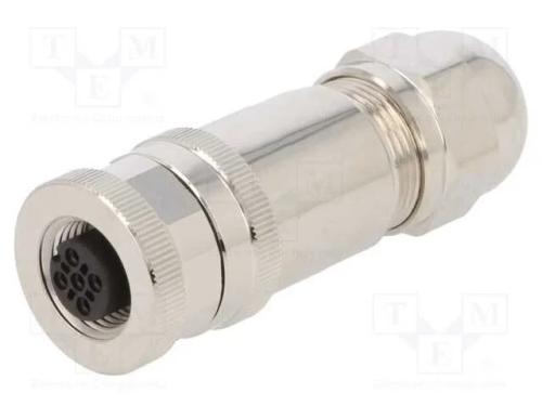 Ficha, M12, Pin: 4, Fêmea, Código A-Devicenet / Canopen, com Cabo