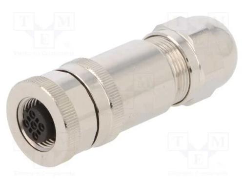 Ficha, M12, Pin: 5, Fêmea, Código B-Profibus, com Cabo, Ip67, 60v, 4a