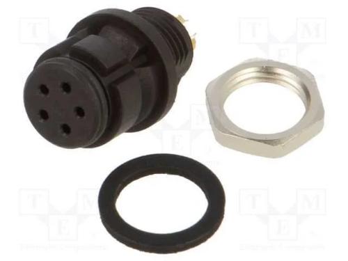 Conector: redondos, 620, 63V, PIN: 5, tomada, fêm.