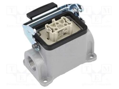 Conector: HDC, tomada, fêmea, EPIC KIT, PIN: 6, 6.
